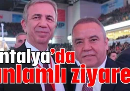 Antalya’da anlamlı ziyaret