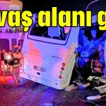 Antalya'da kaza! Savaş alanı gibi