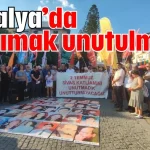 Antalya’da Madımak unutulmadı
