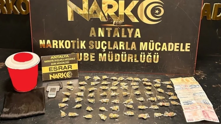 Antalya'da uyuşturucu operasyonlarında 1 haftada 27 şüpheli tutuklandı