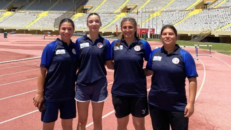 Antalyasporlu atletler kürsüye abone oldu