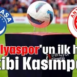 Antalyaspor'un ilk hafta rakibi Kasımpaşa