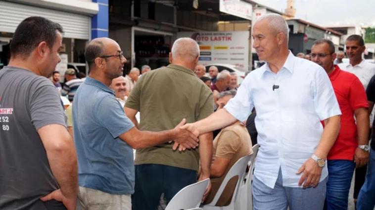 Başkan Özçelik sanayi esnafıyla buluştu