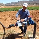 Beğiş’te tarım arıtma suyuyla yeşerdi