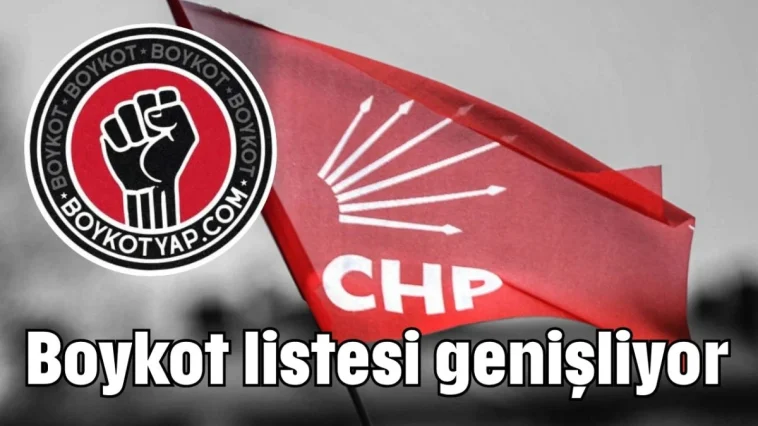 Boykot listesi genişliyor