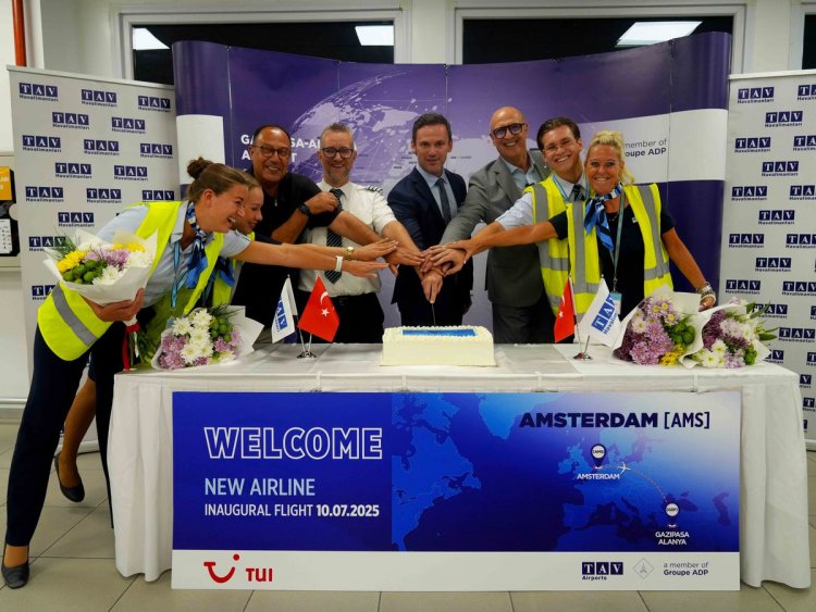 GAZİPAŞA-ALANYA İLE AMSTERDAM ARASINDA HAFTADA ÜÇ DİREKT UÇUŞ