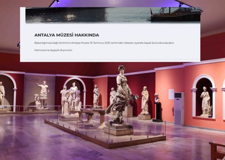 ANTALYA ARKEOLOJİ MÜZESİ ZİYARETE KAPATILDI! ŞİMDİ NE OLACAK?