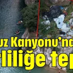 Kapuz Kanyonu’ndaki kirliliğe tepki