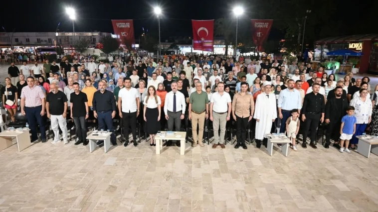 Kemer’de 15 Temmuz anma töreni