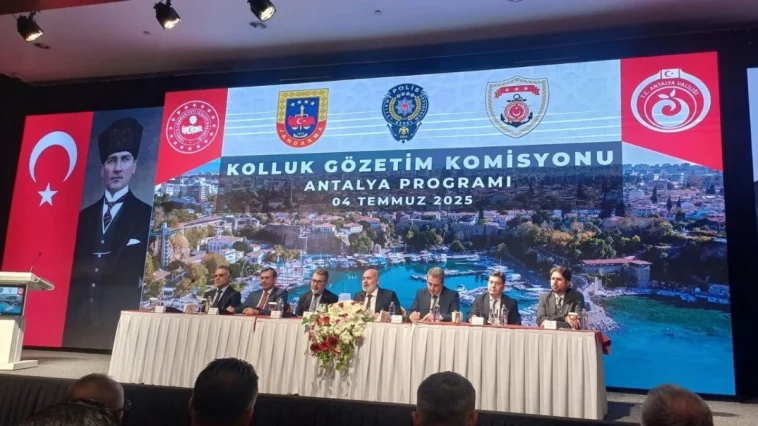 Kemer'de Kolluk Gözetim Komisyonu toplandı