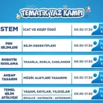 Kepez’in Tematik Yaz Kampında gelecek hafta