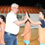 Minik basketbolculardan hazırlık maçı