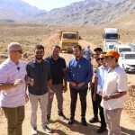 Okurcalar Yaylası yolunda çalışma