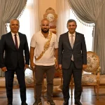 Orhan Okulu, Vali Şahin’i ziyaret etti