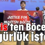 Paris’ten Böcek’e özgürlük istedi