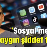 'Sosyal medya en yaygın şiddet türü'