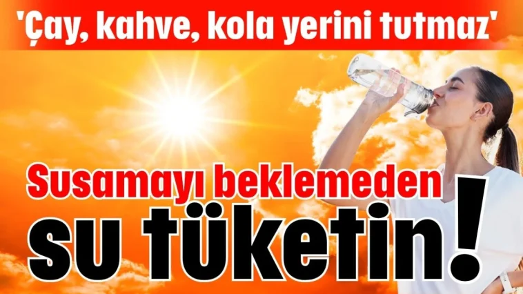 Susamayı beklemeden su tüketin!