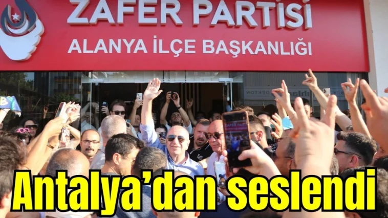 Ümit Özdağ Antalya'dan seslendi