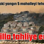 50 villa tahliye edildi