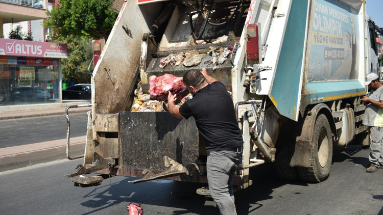 Sağlıksız koşullardaki etlere el konuldu