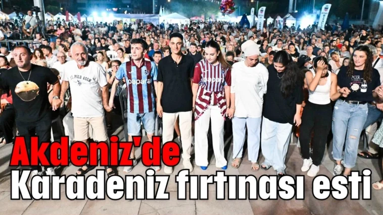 Akdeniz'de Karadeniz fırtınası esti