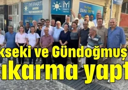 Akseki ve Gündoğmuş'a çıkarma yaptı