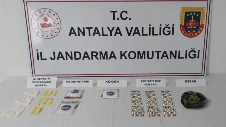 Aksu’da jandarmadan uyuşturucu operasyonu