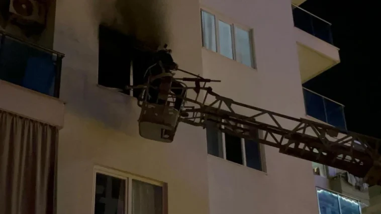 Alanya’da 5 katlı apartmanda korkutan yangın