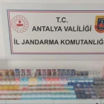 Alanya’da kaçak sigara operasyonu