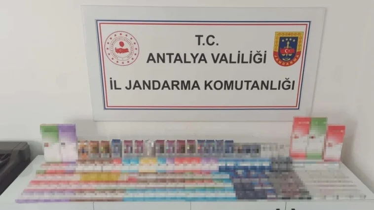 Alanya’da kaçak sigara operasyonu