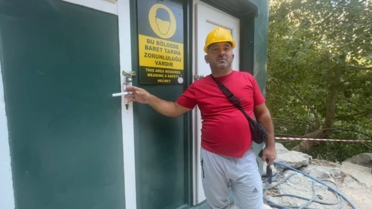 Altınbeşik Mağarası'nda ziyaretçilerin kilitli tuvalet tepkisi
