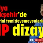 Antalya Büyükşehir'de gölgelerini temizleyemeyenlerin CHP dizaynı