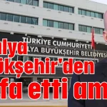 Antalya Büyükşehir'den istifa etti ama...