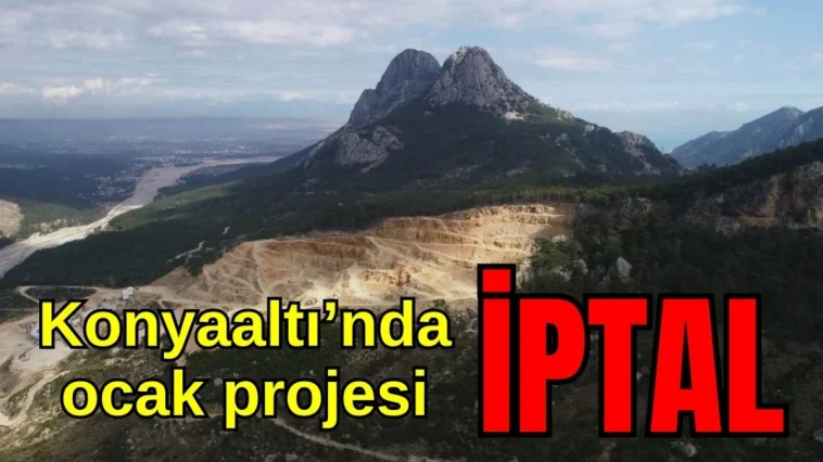Antalya Konyaaltı'nda ocak projesi iptal