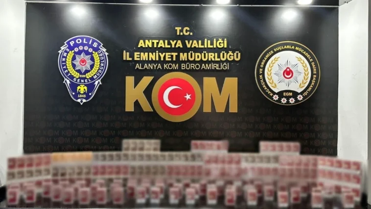 Antalya’da bir haftada 80 binden fazla kaçak ürün yakalandı