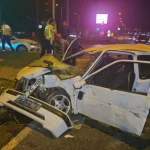 Antalya'da kırmızı ışık kazası 1'i ağır 4 kişi yaralandı