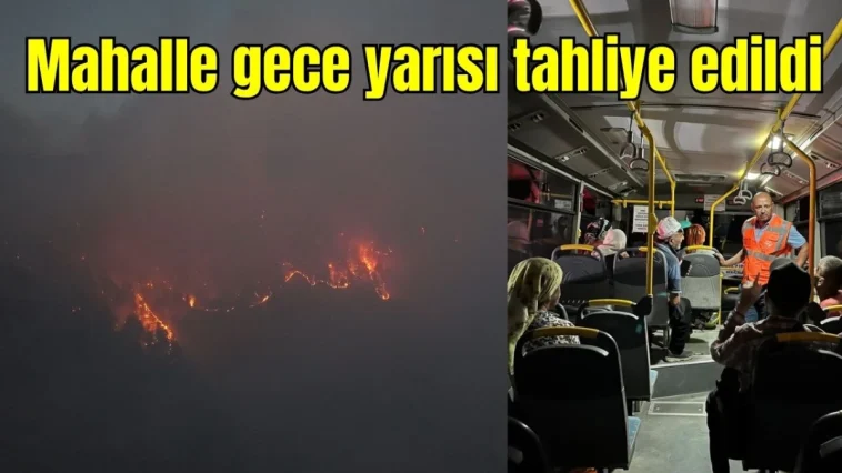 Antalya'da mahalle gece yarısı tahliye edildi