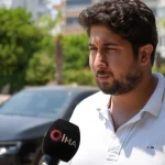 Antalya’da sıfır otomobilin frenleri tutmadı!