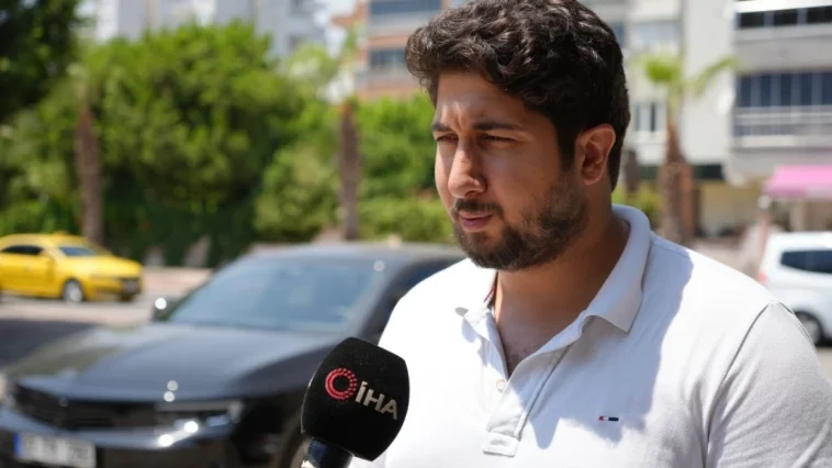 Antalya’da sıfır otomobilin frenleri tutmadı!