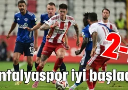 Antalyaspor iyi başladı 2-1