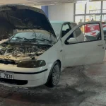 AVM otoparkında otomobil yangını