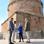 Başkan Vekili Özdemir Hıdırlık Kulesi çalışmalarını inceledi