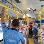 Büyükşehir’in toplu ulaşım araçlarına denetimleri devam ediyor