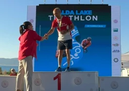 Demir Adam’dan Salda Triatlonu’nda birincilik
