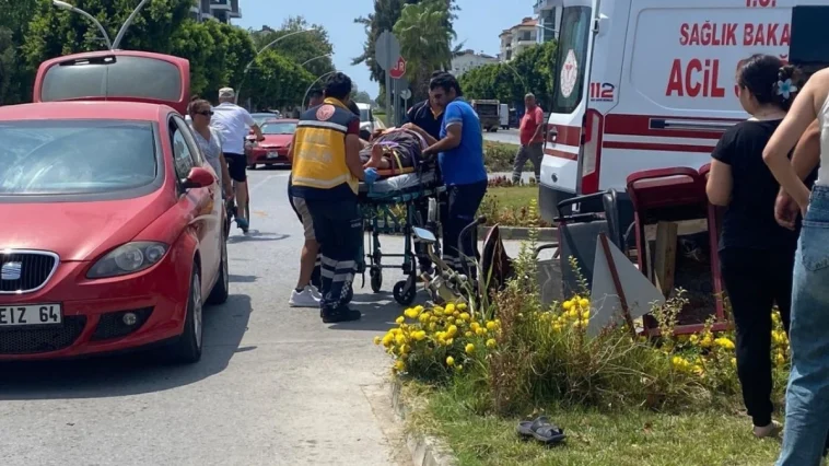 Elektrikli motosiklet kazasında baba ve oğul yaralandı