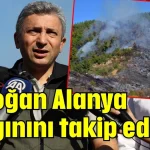 'Erdoğan Alanya yangınını takip ediyor'