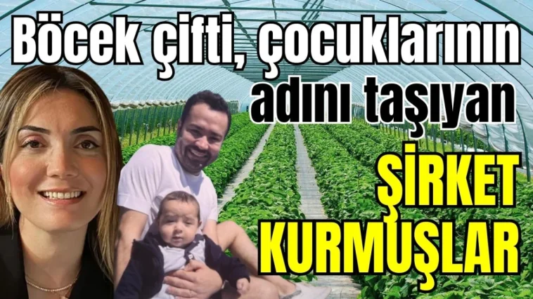 Gökhan-Zuhal Böcek çifti çocuklarının adını taşıyan şirket kurmuş