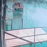 Göle giren adam boğuldu, o anlar kamerada