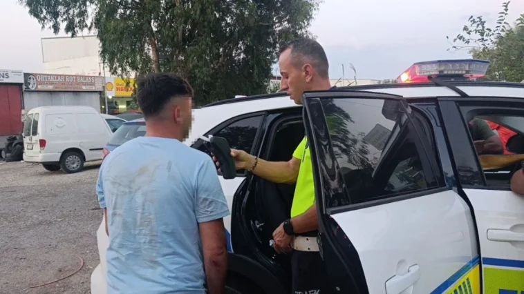 Hem yaralı hem alkollü: Ehliyetine el konuldu