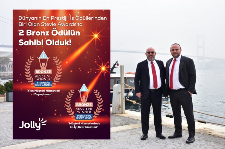 ULUSLARARASI ARENADA BÜYÜK BAŞARI:JOLLY’YE İKİ STEVIE ÖDÜLÜ